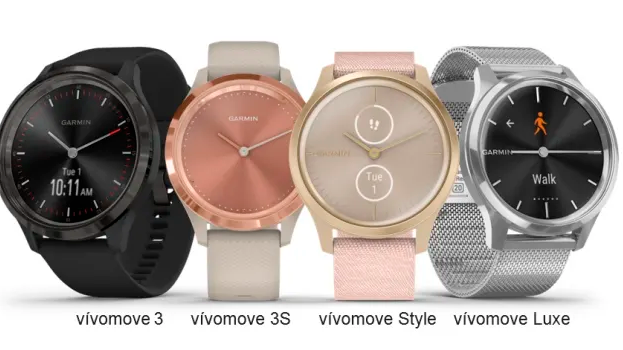 Garmin vívomove®-serien med nye avanserte helseovervåkingsfunksjoner, mulighet for tilkoblet GPS og Garmin Pay