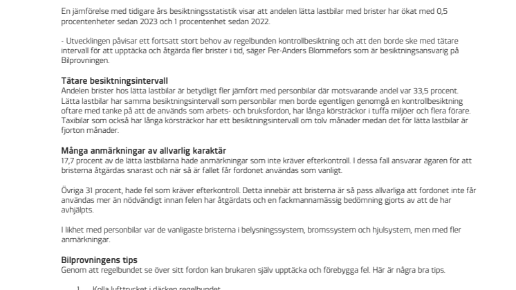 Pressinfo_Bilprovningen_besiktningsutfall_2024_latta lastbilar.pdf