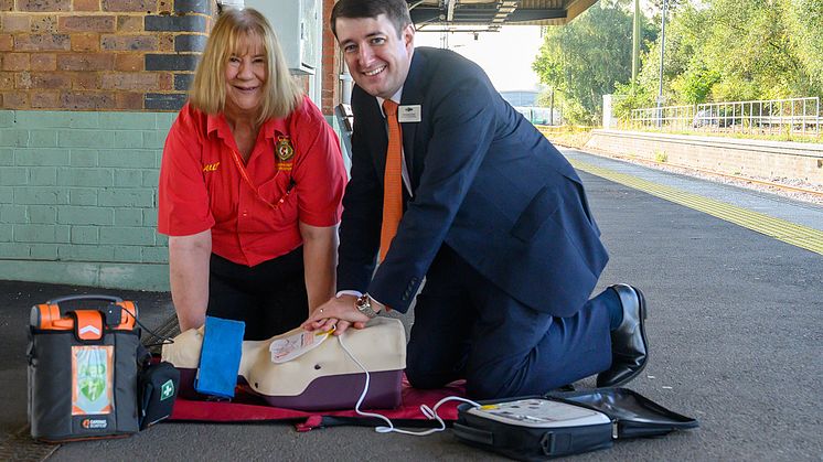 Defibrillators at every station - main image