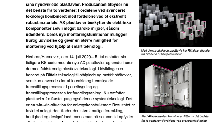 AX-plasttavle: Nu også klar til udendørs brug