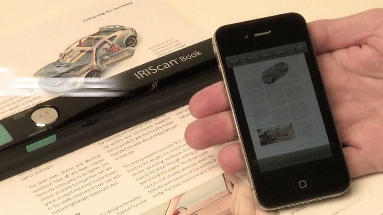 Trådløs, batteridrevet og kompakt. Med IRIScan™ Book Executive 3 kan du scanne, når du er på farten og sikre informationer fra alle typer af dokumenter - uden brug af computer. 