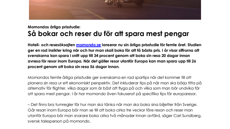 Så bokar och reser du för att spara mest pengar