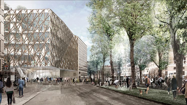 Handelshögskolan i Göteborg, förslag 3: Öppet Hus, Från gatan