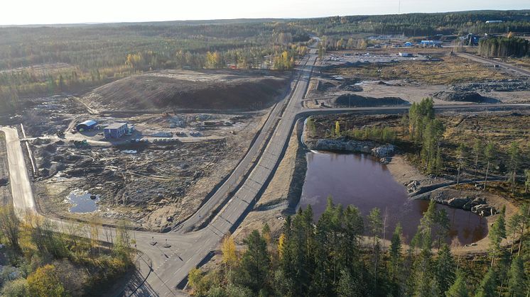 Bild: Skanska. En översiktsbild över Hammarängen Skellefteå Södra. 