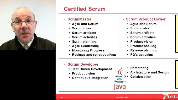 Scrum-valmennus Tieturissa