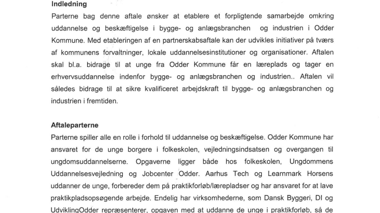Partnerskabsaftale