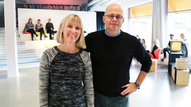 Hilda Esping Nordblom vice VD och Per-Henrik Johansson, VD på Liljewall arkitekter