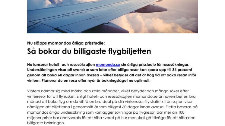 Så bokar du billigaste flygbiljetten