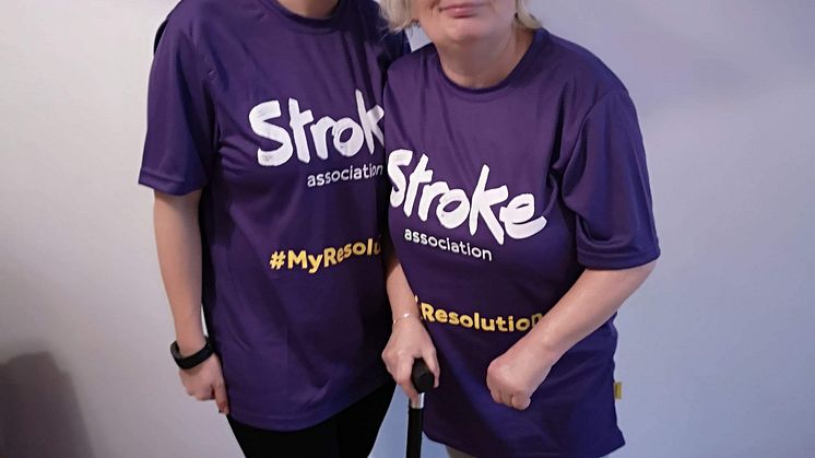 Local woman’s Resolution to Run for Stroke Association for stroke survivor Mum