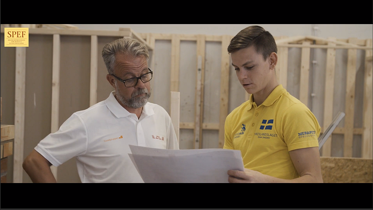 Niclas Ek, VD Malmö Mur & Puts samt Adam Kristensson, Svensk Mästare i Murning