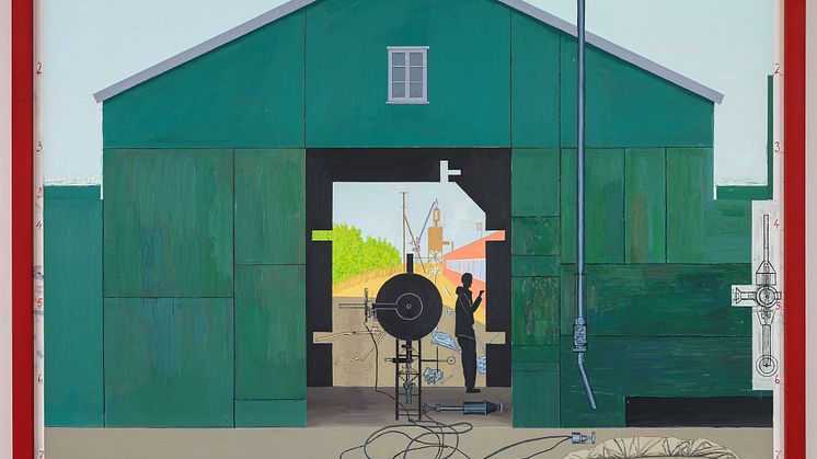 Leonard Rickhard, I ettermiddagslyset, 2015-16. Astrup Fearnley Samlingen.