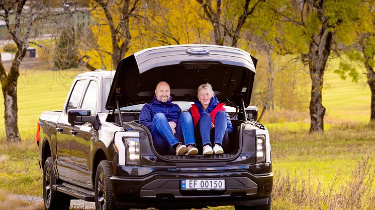 Ford F-150 Lightning Espen Markussen og Anne Sønsteby