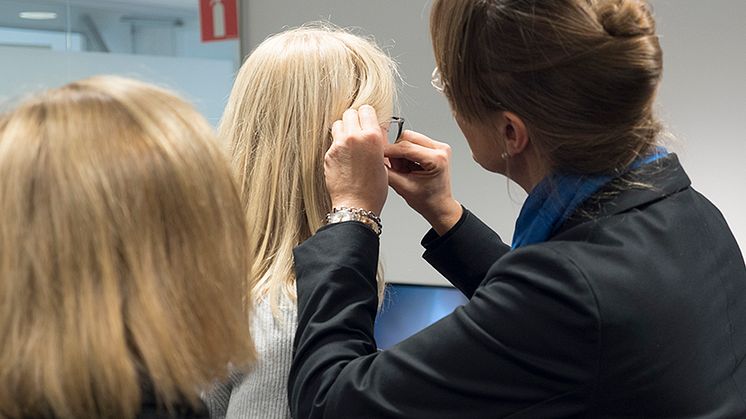 Hörapparats demonstration