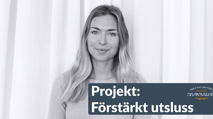 Lovisa Älenmark är projektledare för Skyddsvärnets nya projekt som ska ge fler kvinnor som är eller varit på anstalt möjlighet till en bra utsluss i samhället. Foto: Skyddsvärnet