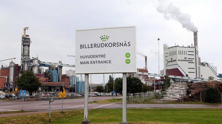 Ny indunstning hos Billerud-Korsnäs på Gruvöns bruk