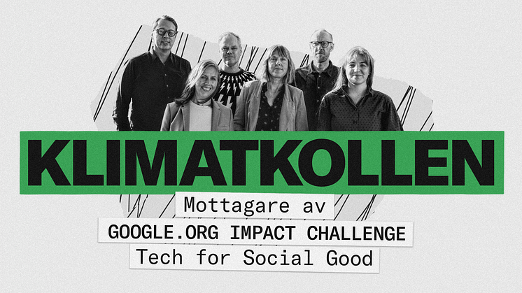 Jona Granath / Klimatkollens styrelse, från vänster till höger i bild: Christian Landgren, Maria Soxbo, Ola Spännar, Frida Berry Eklund, Carl-Johan Schultz och Anna Loverus.