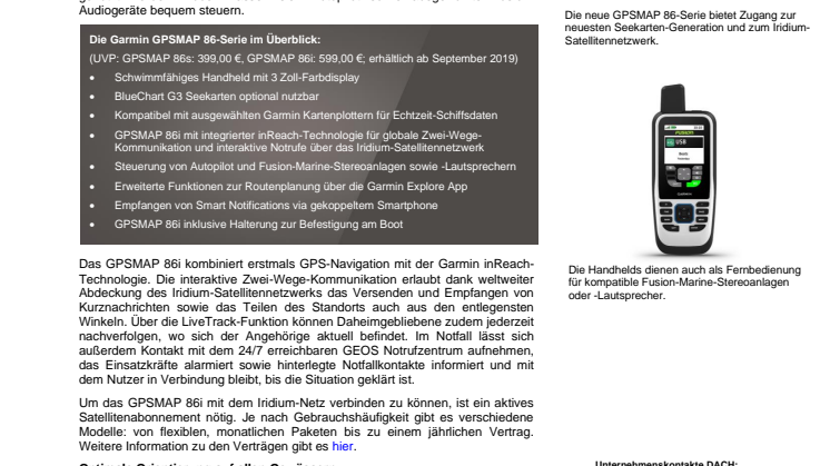 Sicherheit und Navigation an Bord: alles aus einer Hand