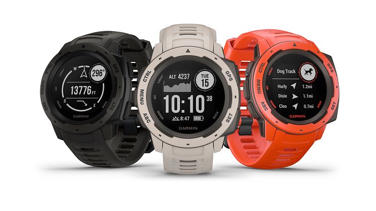 Garmin Instinct®: En pålitelig friluftsklokke med GPS og pulsmåling