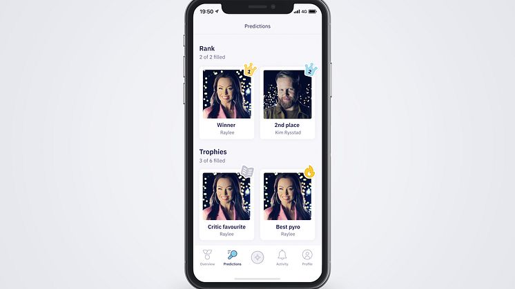 Raylee er foreløpig den store favoritten i Fantasy Music Manager