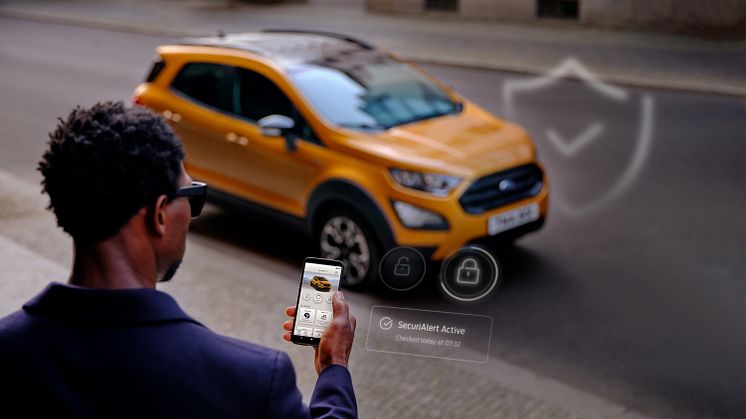 ​Lanserer ny «tyverialarm» på mobiltelefonen for alle nyere Ford-modeller