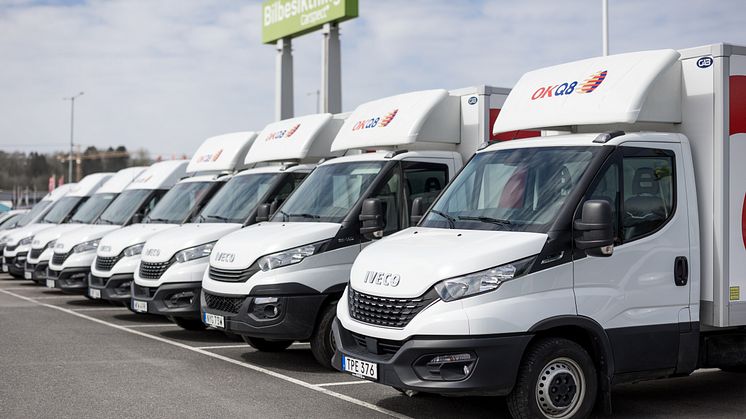 OKQ8 har 500 IVECO Daily transportbilar i sin flotta