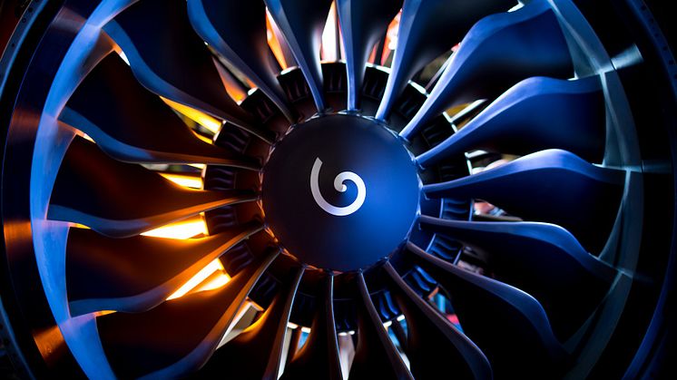 Safran, GKN Aerospace och Pratt & Whitney är flygmotortillverkare som medverkar i ett av Högskolan Västs nya forskningsprojekt. Bilden visar en gasturbin till Airbus A320neo från Safran. Copyright Safran/Cyril Abad/CAPA Pictures.