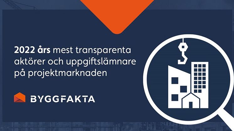 Riksbyggen på första plats när Byggfakta listar ”mest frekventa uppgiftslämnaren” bland bostadsutvecklare och fastighetsförvaltare