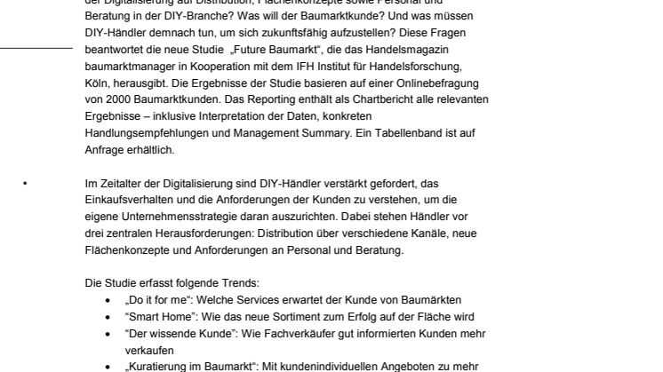 Future Baumarkt