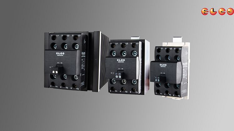 KOMPAKTA 3-FAS SOLID STATE-RELÄER FRÅN ELCO