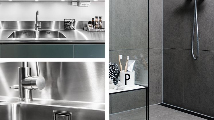 Purus diskbänkar och designbrunnar på Stockholm Furniture & Light Fair.