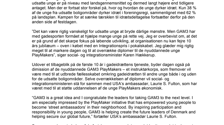 10 års kamp for lige adgang til idrætten