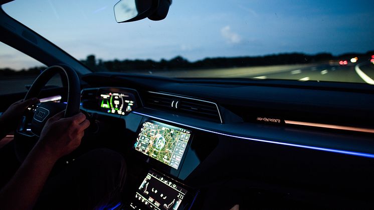 Audi e-tron-ruteplanlægger