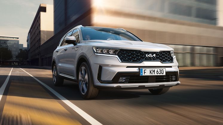 Kia Sorento sikrede sig førstepladsen i kategorien for mellemstore SUV'er
