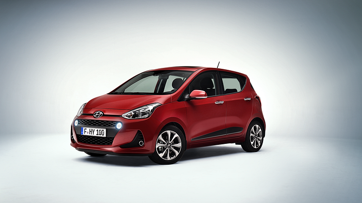 Hyundai lanserer en ny og oppgradert utgave av i10. Den har bl. a. Hyundais nye grill og oppdaterte sikkerhetssystemer.