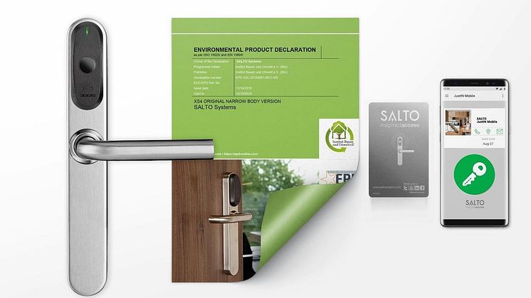 SALTO Systems oppnår miljøproduktdeklarasjon  (EPD)