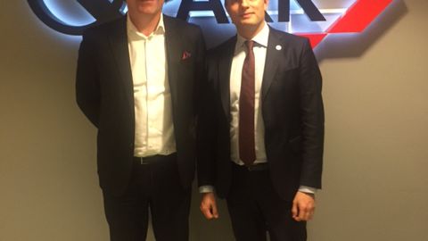 Peder Ståhlberg, VD för Q-Park AB och Erik Andersson, Nya Moderaterna