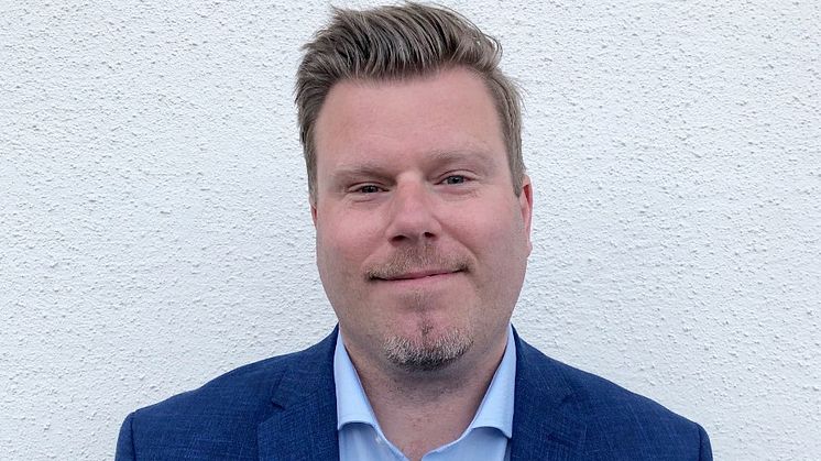 Mikael Bredelius, ny marknadsområdeschef för Riksbyggens fastighetsförvaltning i  Skaraborg