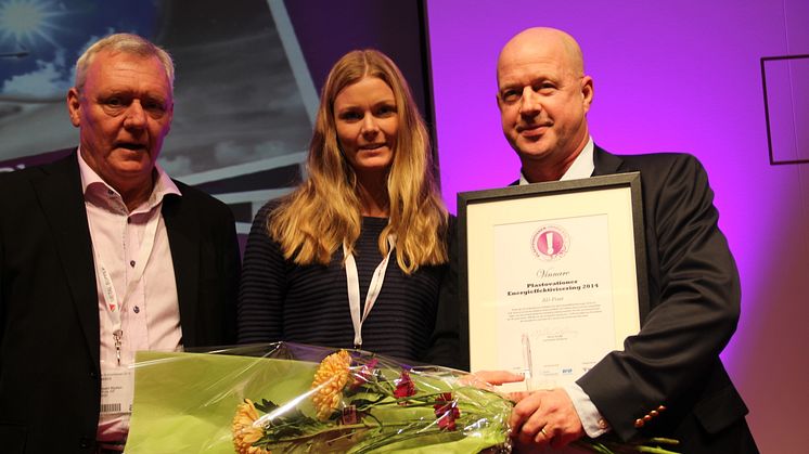 AD-plast vinner Plastovationer 2014 för sitt arbete med energieffektivisering