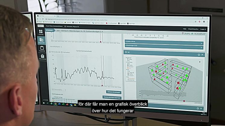 Så arbetar en tekniker med smart fastighetsförvaltning i Egain Edge