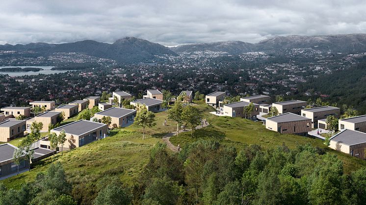 Kamp om boligene på Nøttveit