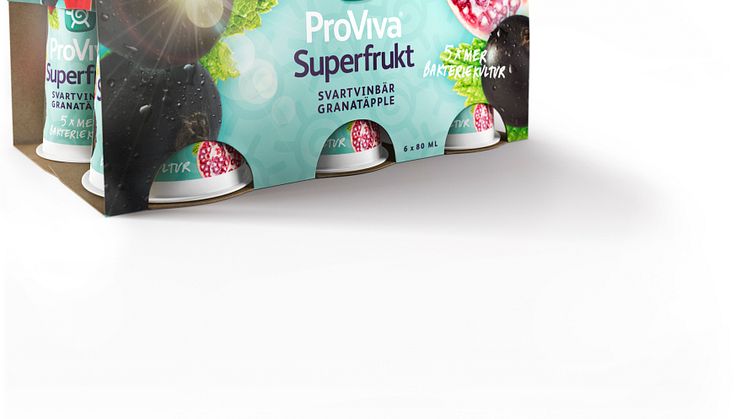 ProViva Superfrukt Svartvinbär-Granatäpple pkt