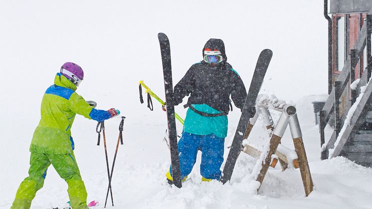 Flotte pudderforhold fra 1000 moh i Hemsedal