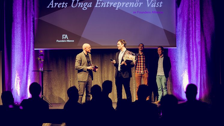 Touchtechs grundare röstades fram till Årets Unga Entreprenör Väst 