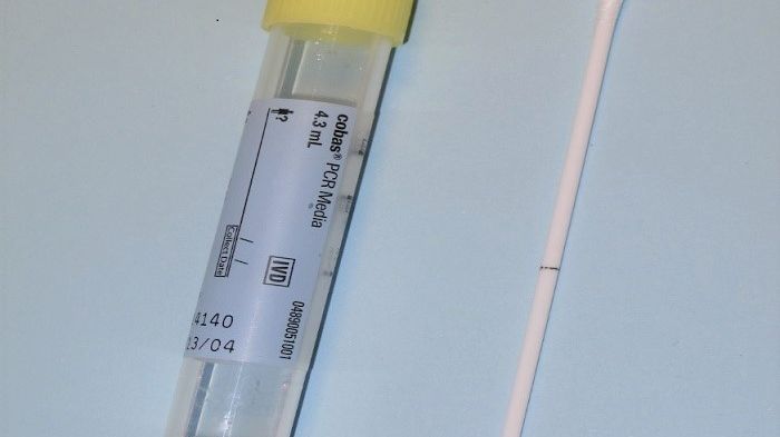 Kit för självprovtagning av HPV  (humant papillomvirus).