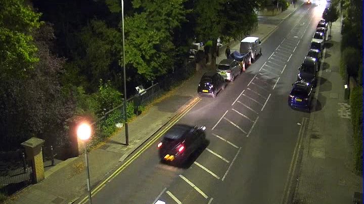 CCTV footage - entering park