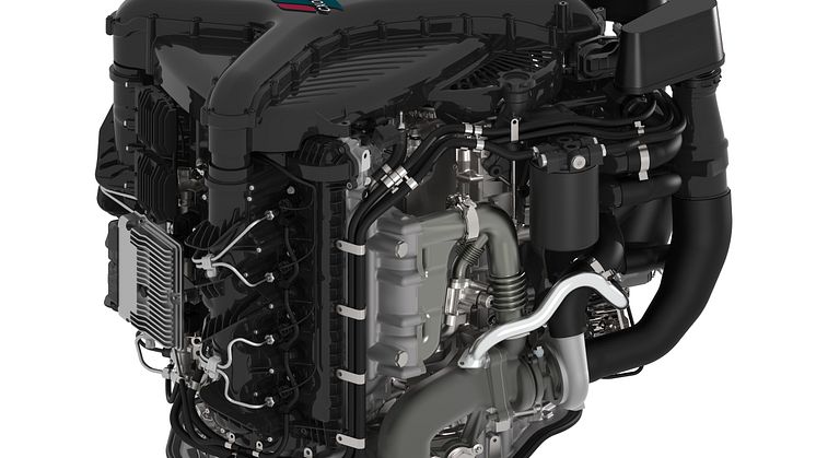 Internal of Cox Powertrain's CXO300 Powerhead developed in collaboration with Ricardo