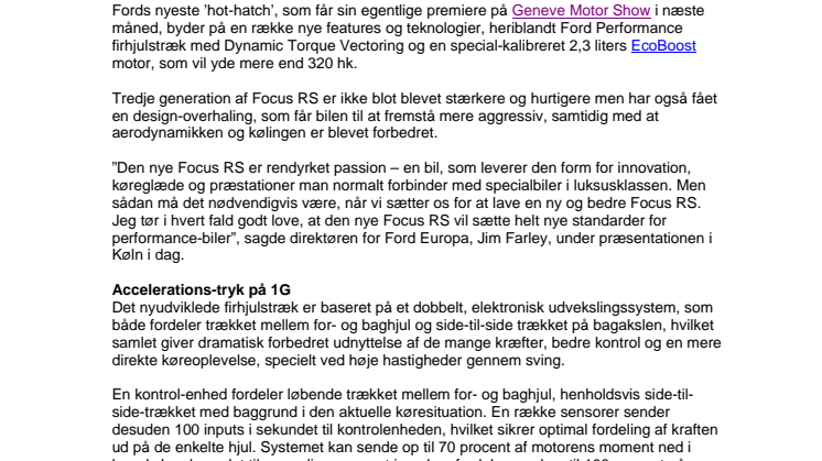 Den hurtigste Ford Focus nogensinde!
