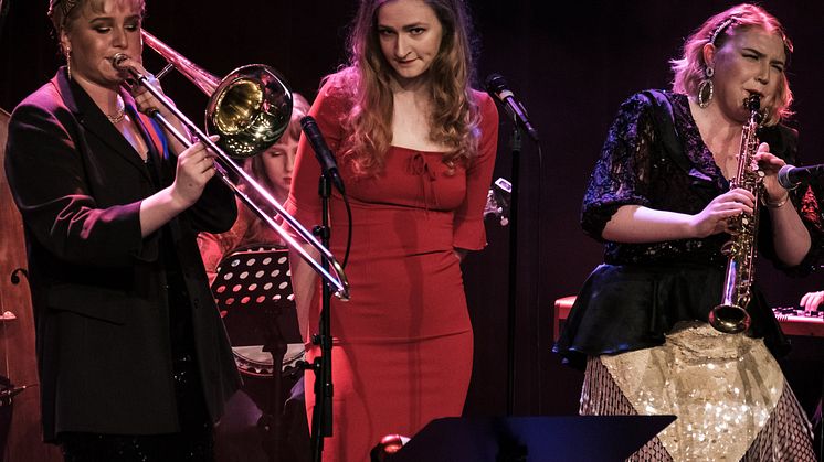 Nanna Carling Swing band på Mejeriets scen våren 2019