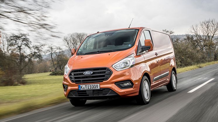 Nya Ford Transit Custom.