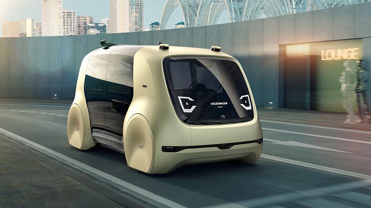 Sedric - selvkørende og selvsikkert koncept fra Volkswagen, der viser fremtidens mobilitet